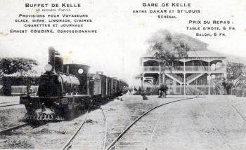 Postcard of the station at Kelle, c.1908 (b/w photo) | Obraz na stenu