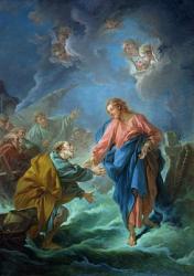 St. Peter Invited to Walk on the Water, 1766 (oil on canvas) | Obraz na stenu