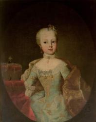 Archduchess Maria Josepha Habsburg-Lothringen (1751-67), twelveth child of Empress Maria Theresa of Austria (1717-80) and Emperor Francis I (1708-65) | Obraz na stenu