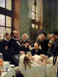 Before the Operation, or Doctor Pean teaching at Saint-Louis hospital, 1887 (oil on canvas) | Obraz na stenu