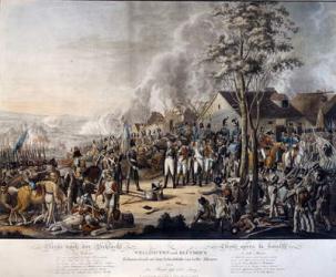Scene after the Battle of Waterloo, 18th June 1815 (engraving) | Obraz na stenu