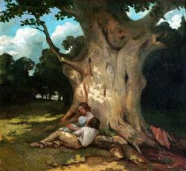 The Large Oak (oil on canvas) | Obraz na stenu