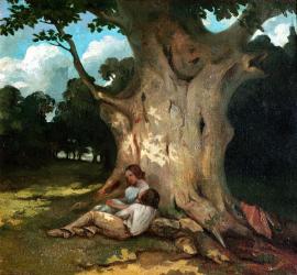 The Large Oak (oil on canvas) | Obraz na stenu