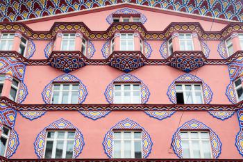 Cooperative Bank facade, Ljubljana (photo) | Obraz na stenu