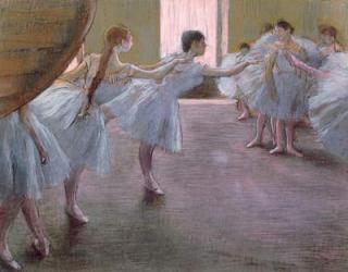 Dancers at Rehearsal, , 1875-1877 (pastel on cardboard) | Obraz na stenu