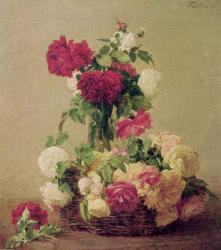 Roses, 1891 (oil on canvas) | Obraz na stenu