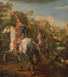 A Hussar on horseback, 1773 | Obraz na stenu