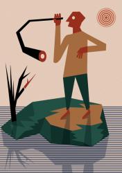 Periscope, 2015, (mixed media) | Obraz na stenu