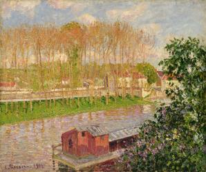 Sunset at Moret-sur-Loing, 1901 (oil on canvas) | Obraz na stenu