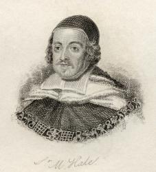 Sir Matthew Hale, from 'Crabb's Historical Dictionary', published 1825 (litho) | Obraz na stenu