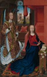 Annunciation, 1465-75 (oil on wood) | Obraz na stenu