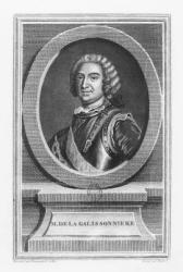Roland Michel Barrin, Marquis de la Galissonière (engraving) | Obraz na stenu