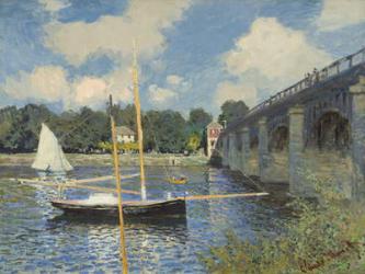 The Bridge at Argenteuil, 1874 (oil on canvas) | Obraz na stenu