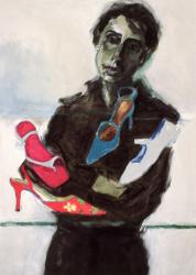 Shoe Shop II (oil on canvas) | Obraz na stenu