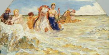 Sea Gods in the Surf, 1884-85 (oil on canvas) | Obraz na stenu