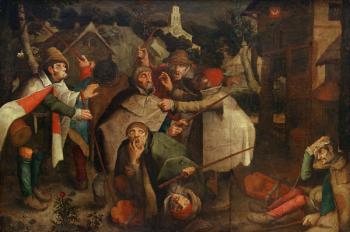 The Fight of the Blind Men, 1643 (oil on canvas) | Obraz na stenu