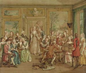 Musical Conversation, c.1760 (oil on canvas) | Obraz na stenu