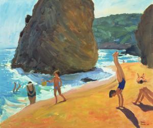 Morning, Platja dos Rosais, Costa Brava, 1997 (oil on canvas) | Obraz na stenu