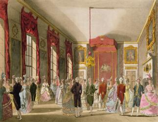 Drawing Room, St. James's, from Ackermann's 'Microcosm of London' | Obraz na stenu