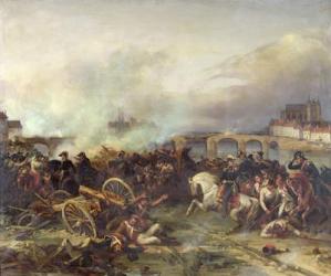 Battle of Montereau, 18th February 1814 (oil on canvas) | Obraz na stenu