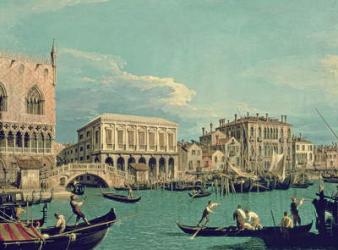 Bridge of Sighs, Venice (La Riva degli Schiavoni) c.1740 (oil on canvas) | Obraz na stenu