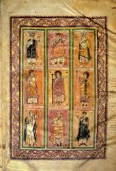 F.142 Saracens, from Abelda's Councilar Codex (vellum) | Obraz na stenu
