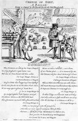 Change of Diet, A Ballad, 1757 (engraving) | Obraz na stenu