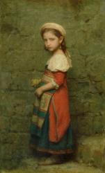 Italian Girl, 1863 (oil on panel) | Obraz na stenu