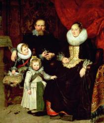 Portrait of the Artist with his Family | Obraz na stenu