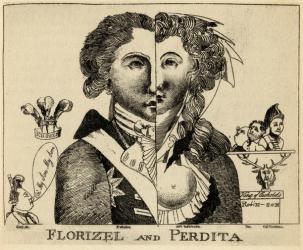 Florizel and Perdita (engraving) | Obraz na stenu