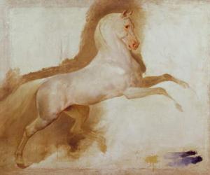 Horse of Joachim Murat, c. 1832 (oil on canvas) | Obraz na stenu