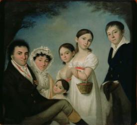 The Boratynsky Family, 1816 (oil on canvas) | Obraz na stenu