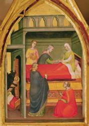 The Birth of St. Bartholomew (tempera on panel) | Obraz na stenu
