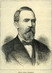 Count Zichy from the 'Graphic' 1877 (engraving) | Obraz na stenu