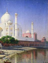 Taj Mahal (oil on canvas) | Obraz na stenu