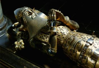 Effigy of Edward the Black Prince, 1376 (gilt bronze) (also see 122668) | Obraz na stenu