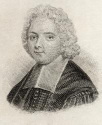 Louis Ellies du Pin or Dupin, from 'Crabb's Historical Dictionary', published 1825 (litho) | Obraz na stenu