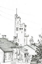 Tower in Knutsford, 2003, (Ink on paper) | Obraz na stenu