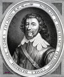 William Fielding, 1st Earl of Denbigh (c. 1587-1643) (engraving) | Obraz na stenu