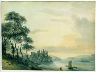 Conway Castle, 1789 (w/c on paper) | Obraz na stenu
