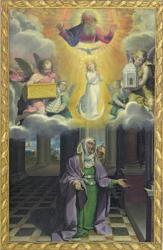 St. Anne and the Immaculate Conception (oil on canvas) | Obraz na stenu