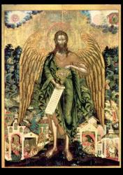 St. John the Baptist, Angel of the Wilderness (tempera on panel) | Obraz na stenu
