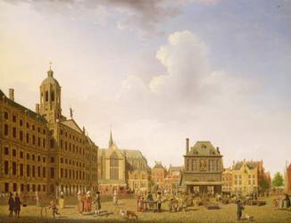 Dam Square - Amsterdam, 1782 | Obraz na stenu