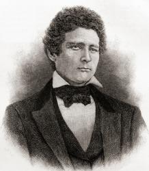 John J. Hardin, 1810  1847. U.S. Representative and militia general from Illinois. From The Century Magazine, published 1887. | Obraz na stenu