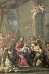 Mystic Marriage of St. Catherine, 1716 | Obraz na stenu
