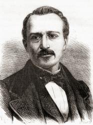 Jean Joseph Étienne Lenoir, from Les Merveilles de la Science, published c.1870 (engraving) | Obraz na stenu