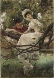 Idyll, 1925 (oil on canvas) | Obraz na stenu