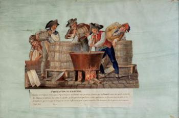 Making Saltpetre (gouache on card) | Obraz na stenu