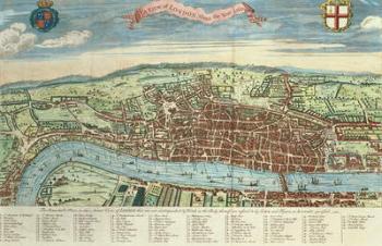 View of London, c.1560 | Obraz na stenu