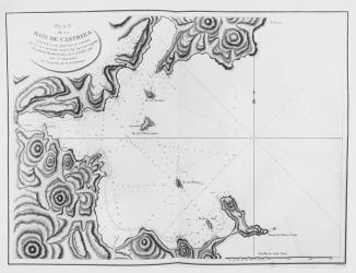 The Bay of Castries, in the Straight of Tartary, from the itinerary of La Pérouse, 1787 (engraving) | Obraz na stenu